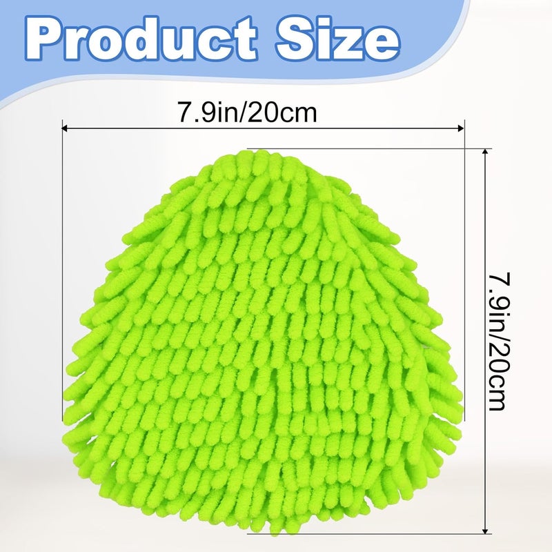 GFRED 6 Pack Mop Head Replacement Compatiable with Ocedar EasyWring Mop,Mop Heads Refill for Easywring Spin Mop 1 Tank System - Microfiber Chenille, Easy to Replace,Deep Floor Cleaning and Machine Washable - Image 3